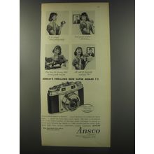1956 Ansco Super Memar Camera Advertisement