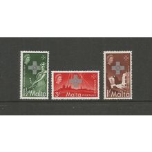 Malta 1957 George Cross Commemoration Unmounted Mint Set SG 283 / 285