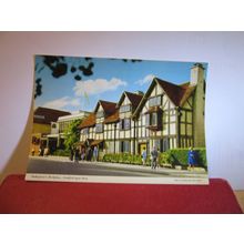 SHAKESPEARE'S BIRTHPLACE STRATFORD UPON-AVON unused postcard by John Hinde =
