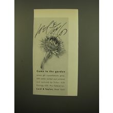 1961 Lord & Taylor Jewelry by Trifari Advertisement - Come to the garden