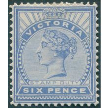Victoria 1891 6d dull blue SG318b unused