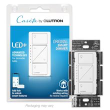Lutron Caseta Original Smart Dimmer Switch (Lutron Smart Hub Required), for LED