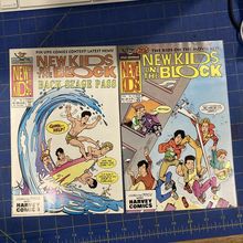 2 New Kids On The Block NKOTB Harvey Comics NO 2 & 3 Back Stage Pass VF