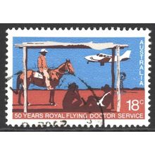 AUSTRALIA 1978: 50 YEARS ROYAL FLYING DOCTOR SERVICE - 18c USED (G5)