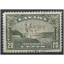 Canada 1935 SG349 20c Olive-Green Fine Used...