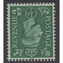 Sg485wi 1/2d Pale Green wmk inverted lightly m/mint (G156)