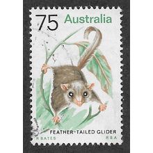 AUS 1974 75c 'FEATHER TAILED GLIDER' FINE USED (EBID52-067)