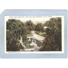 Rhode Island Central Falls Jenk's Park Bird's-Eye View East From Memorial ~242