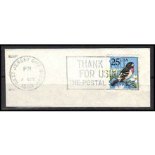 Used 2284 25c Grosbeak South Jersey, NJ. BPS E0841