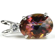 Twilight Fire Topaz, 925 Sterling Silver Pendant, SP085