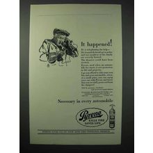 1923 Pyrene Fire Extinguisher Ad - It Happened
