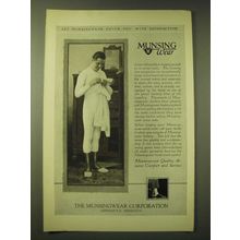 1924 Munsingwear Hosiery and Union Suits Underwear Ad