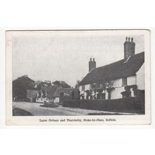 Layer Cottage and Thatchetty Stoke-by-Clare Postcard Suffolk