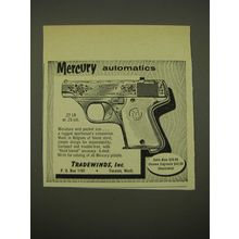 1960 Tradewinds Mercury Automatic Pistol Advertisement