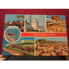 multiview, THE NORFOLK COAST.. unused postcard Colourmaster.