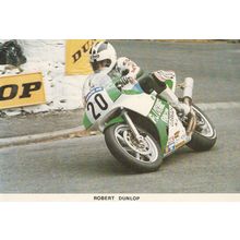 Robert Dunlop Irish TT Motorcycle Superbike Isle Of Man Limited Edition Postcard