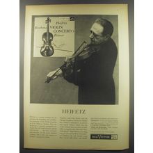 1956 RCA Victor Records Ad - Jascha Heifetz