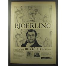 1956 RCA Victor Records Ad - Jussi Bjoerling