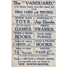 Perry Hill Catford London Toy Shop Guard Dog Old Advertising Postcard