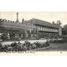 Tennis Court at Hampton Court Palace London Old Postcard