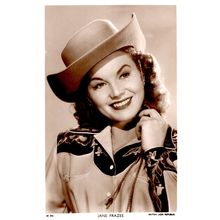 Jane Frazee Female Cowboy Western Picturegoer Old Real Photo Postcard