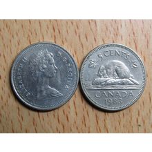 1983 Queen Elizabeth ll 5 Cents Canada Coin