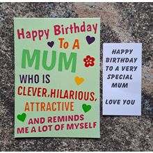 MUM Birthday Card £2.95