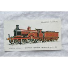 Pickup Collectors' Miniatures No. 4 Midland Railway 4-2-2 Express Passenger Loco