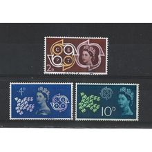 GB.European Postal and Telecommincations set of 3.Fine Used.Jul25