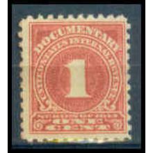 Used R196 1c Series of 1914 Just Clears WA1782