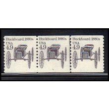 2124 4.9c Buckboard Fine MNH Dry Gum PNC 4/3 PA2560