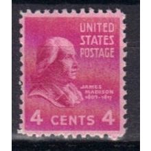 808 4c James Madison Fine MNH B0091