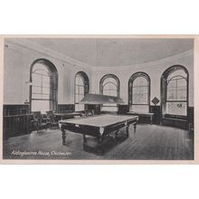 Snooker Billiard Table Room Aldingbourne House Chichester Sussex Postcard