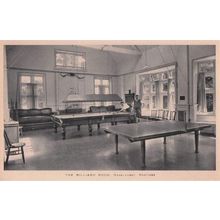 Hazlehurst Billiard Snooker Room Hastings Sussex Old Postcard
