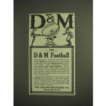 1914 Draper-Maynard D&M Football Ad