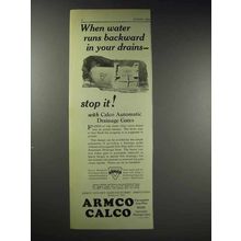 1929 ARMCO Culvert Calco Automatic Drainage Gate