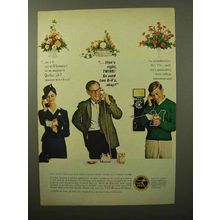 1964 FTD Florist Ad - Zee C-b Get Well Bouquet