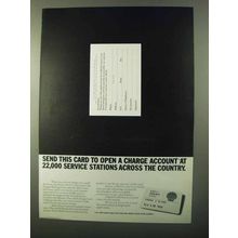 1971 Shell Credit Card Ad - Open a Charge Account