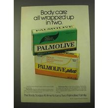 1972 Palmolive Soap Ad - Wrapped Up in Two