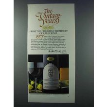 1981 Christian Brothers 1975 Cabernet Sauvignon Ad