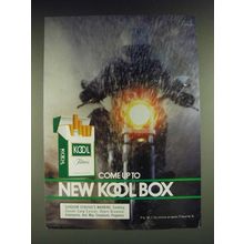 1985 Kool Cigarettes Ad - Come up to new Kool Box