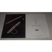 1989 Montblanc Solitaire Pen Ad - The art of writing