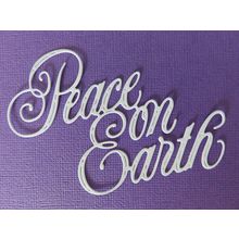 6 x Tattered Lace Die Cuts Peace On Earth #2