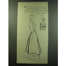 1949 Henri Bendel Young-Timers Coat Ad - Young-Timers follow a sound rule