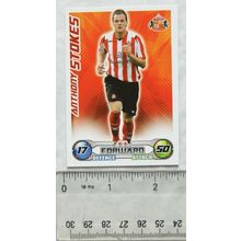 2008/09 Topps Match Attax Trading Card - Anthony Stokes, Sunderland