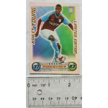 2008/09 Topps Match Attax Trading Card - Ashley Young, Aston Villa, limited ed.