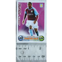 2008/09 Topps Match Attax Trading Card - Ashley Young, Aston Villa