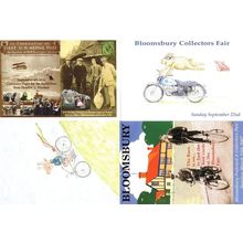 Bicycles Cycles 4x Exhibition Advertising Limited Edition Postcard s