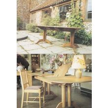 Hand Crafted Oak Table Alby Crafts Norwich 2x Advertising Postcard s