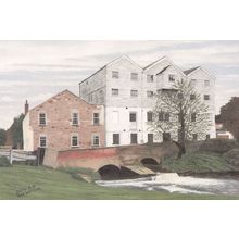 John Watson Buxton Mill Norfolk Painting Postcard